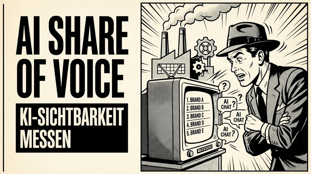AI Share of Voice für Hersteller: KI-Sichtbarkeit messen und gewinnen