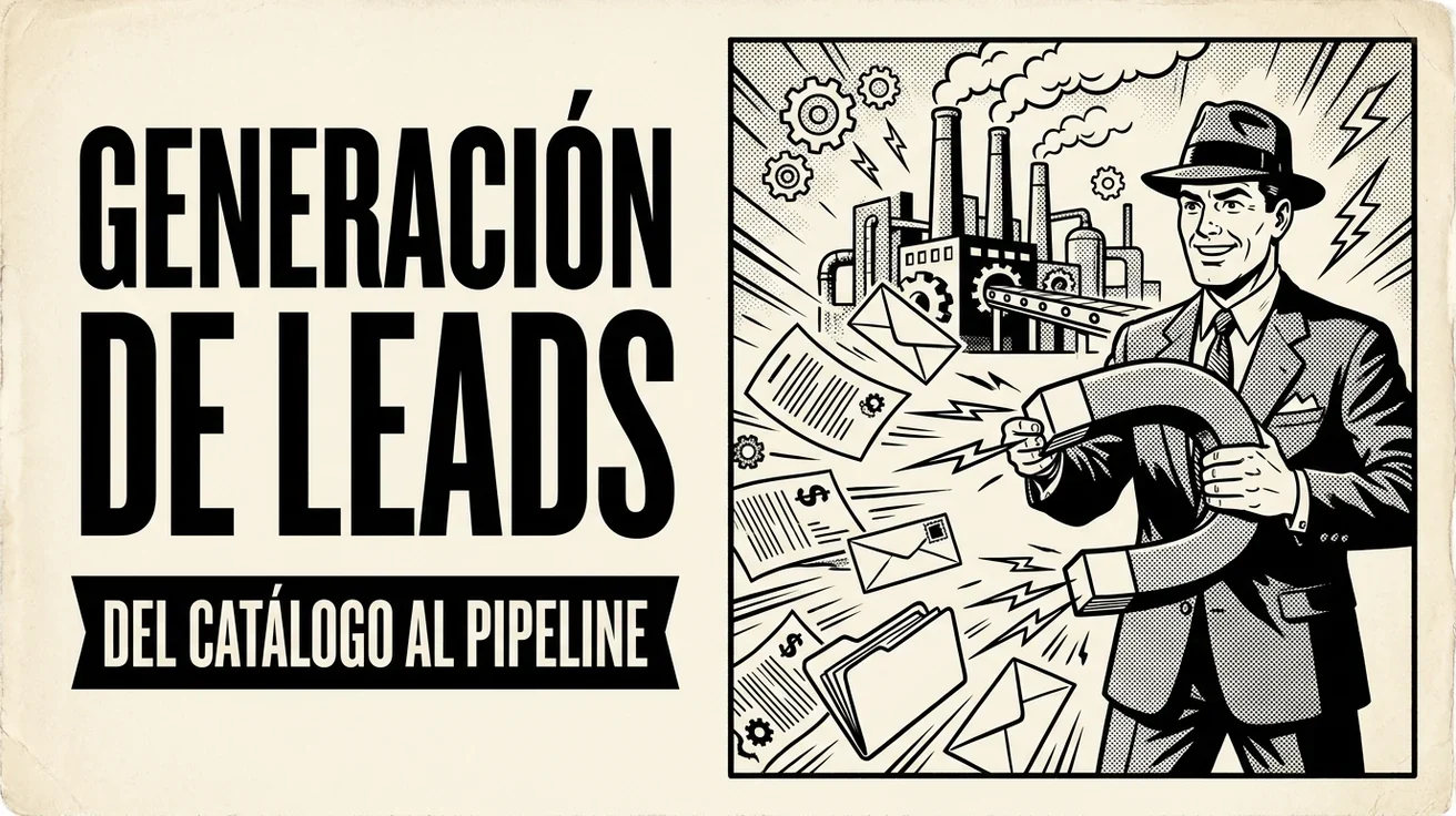 Generación de leads industriales en España: del catálogo al pipeline