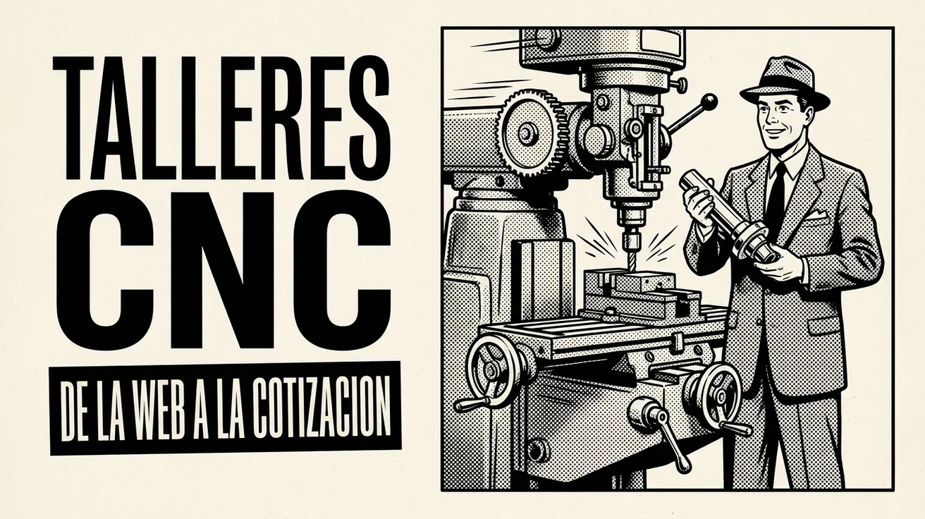 Marketing para Talleres de Mecanizado CNC: De la Web a las Cotizaciones Ganadas