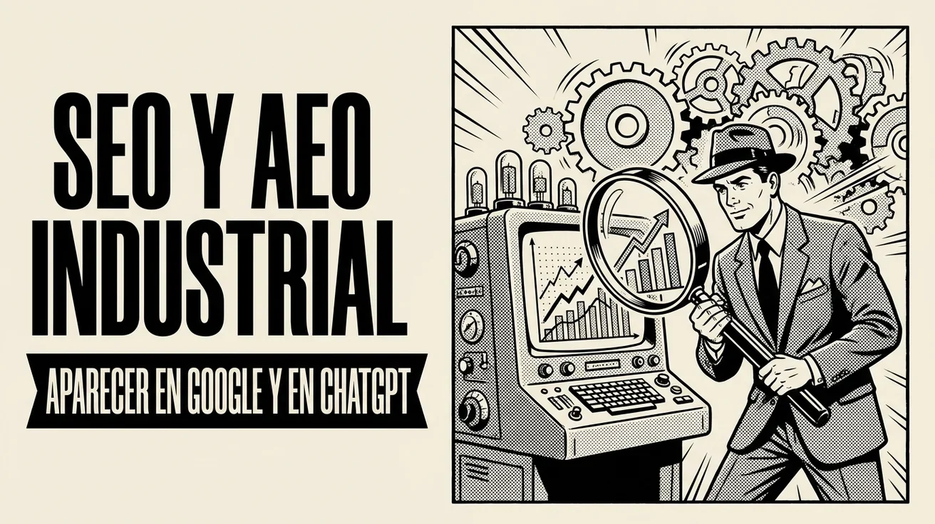 SEO y AEO para empresas industriales en España: aparecer en Google y en ChatGPT