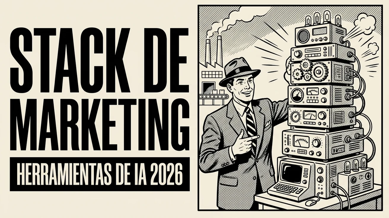 El stack de marketing industrial para 2026: las herramientas de IA que sí mueven pipeline