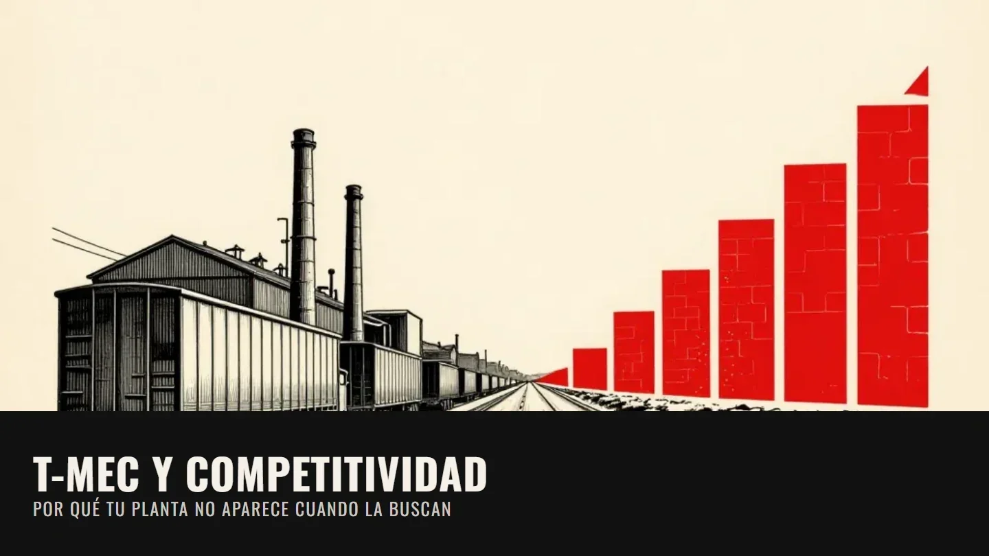 T-MEC y competitividad: por qué tu planta no aparece cuando la buscan desde Estados Unidos