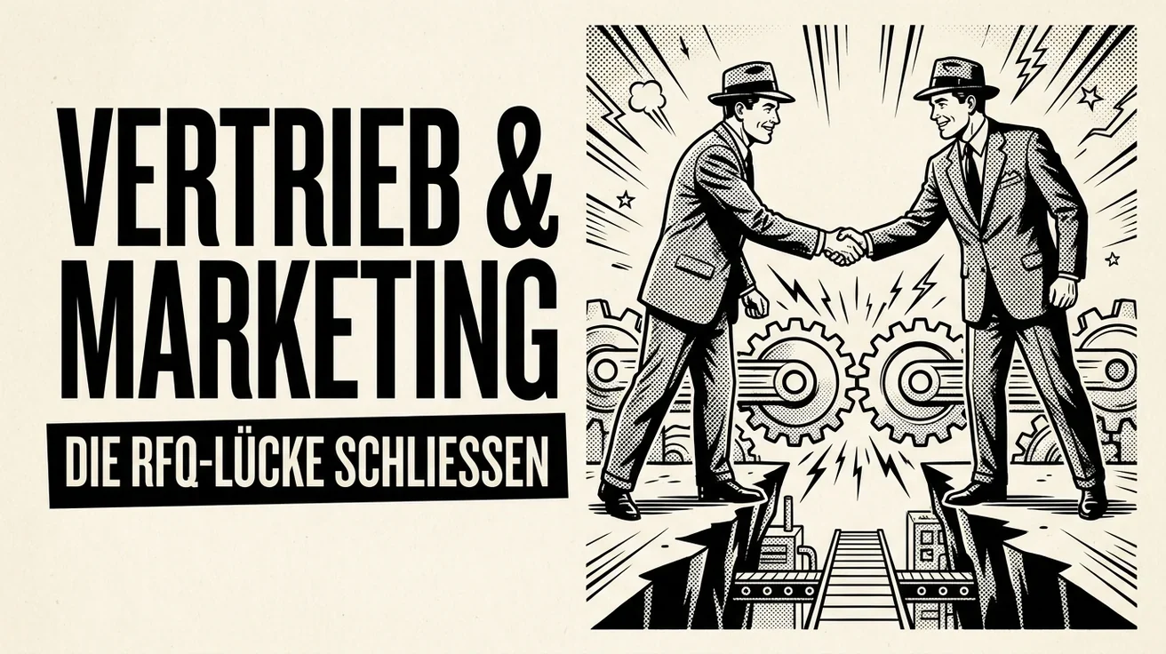 Vertriebs- und Marketing-Alignment für Hersteller: die RFQ-Lücke schließen