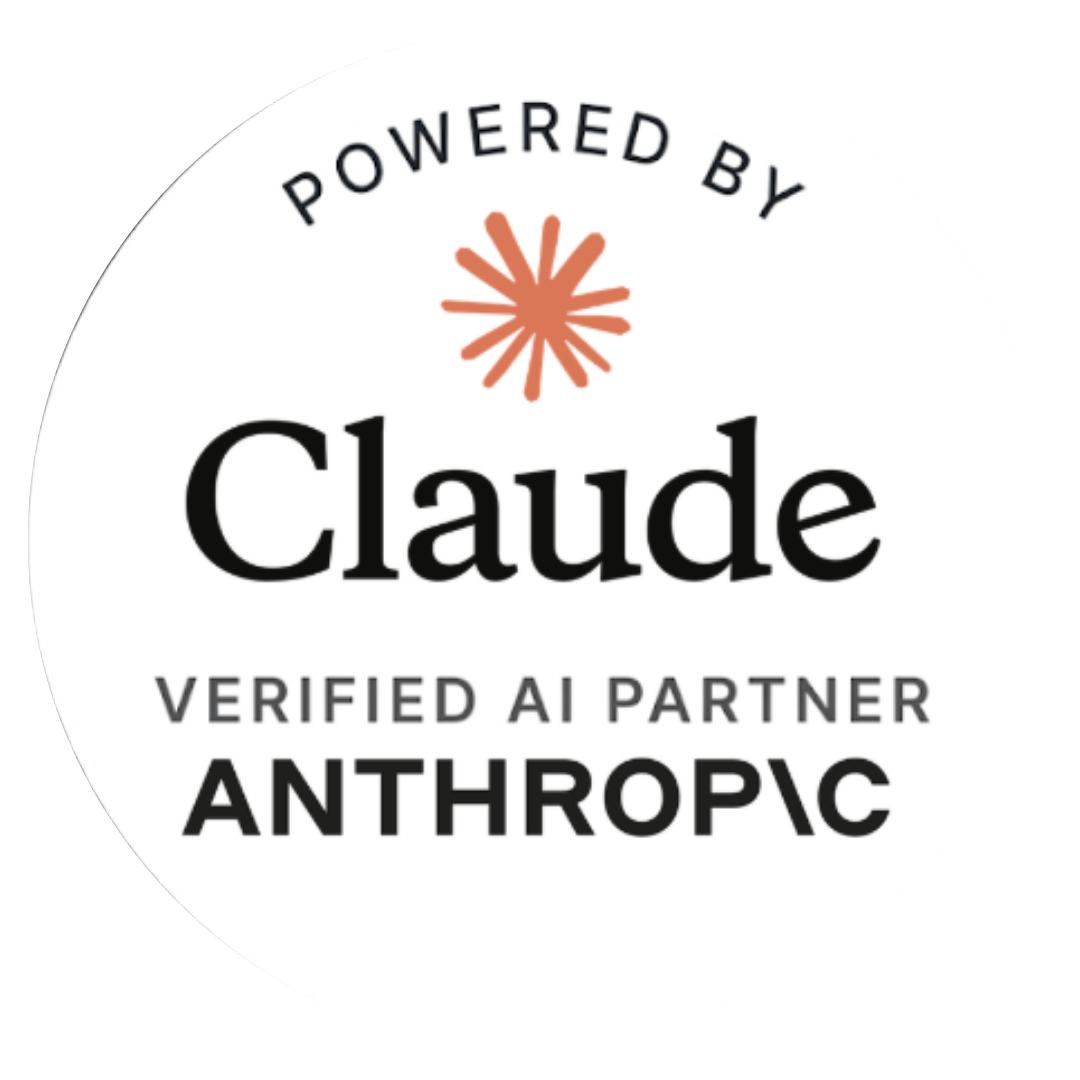 Powered by Claude — Anthropic Verified AI Partner